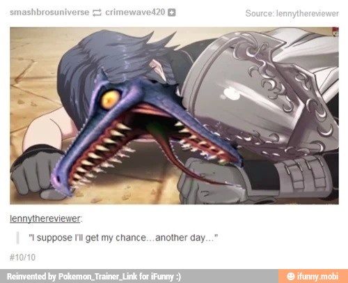 "I suppose I'l get my chance... another day.