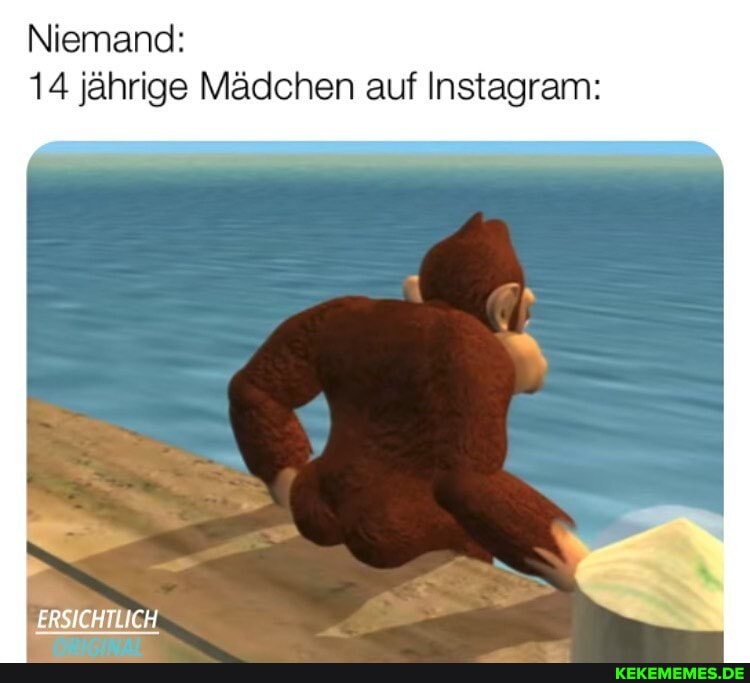 Niemand:
14 jährige Mädchen auf Instagram:
ERSICHTLICH