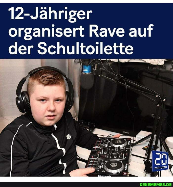 12-Jähriger organisert Rave auf der