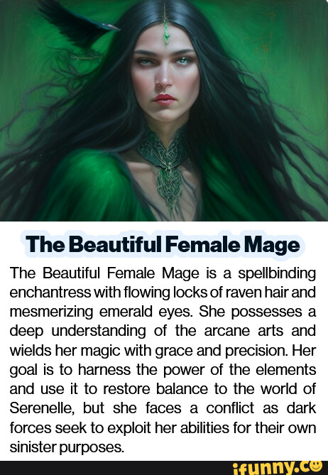 The Beautiful Female Mage The Beautiful Female Mage is a spellbinding ...