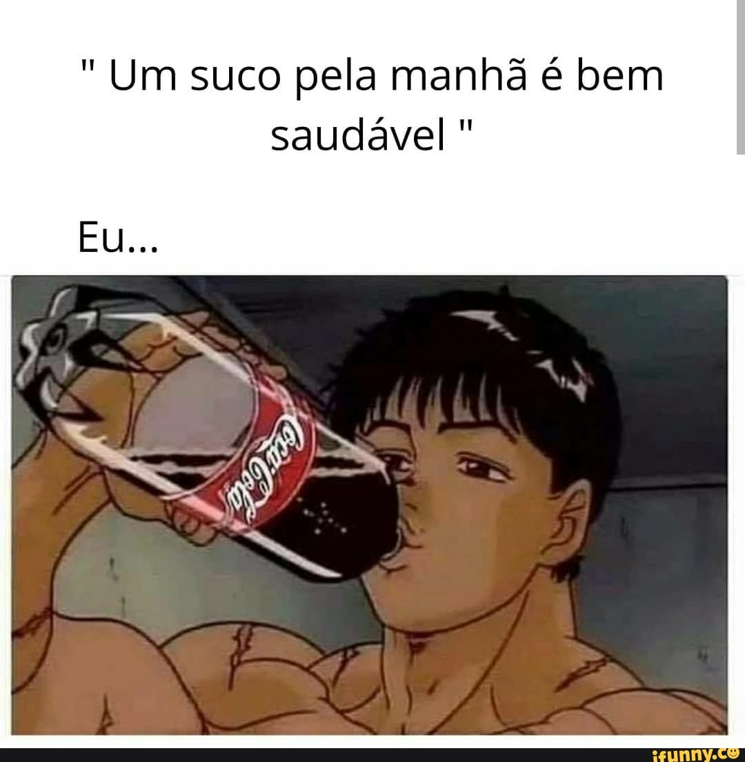 " Um suco pela manhã é bem saudável "