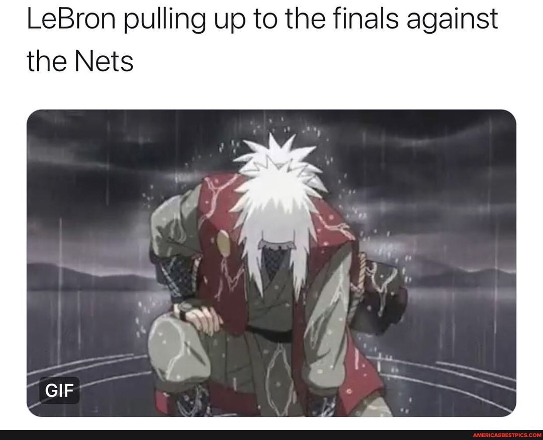 LeBron pulling up to the finals against the Nets
SS