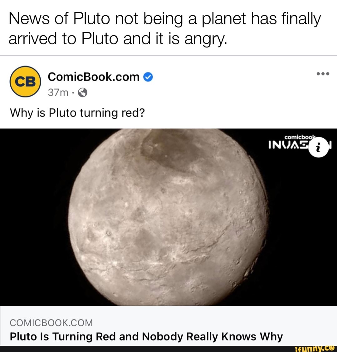 planet pluto not a meme