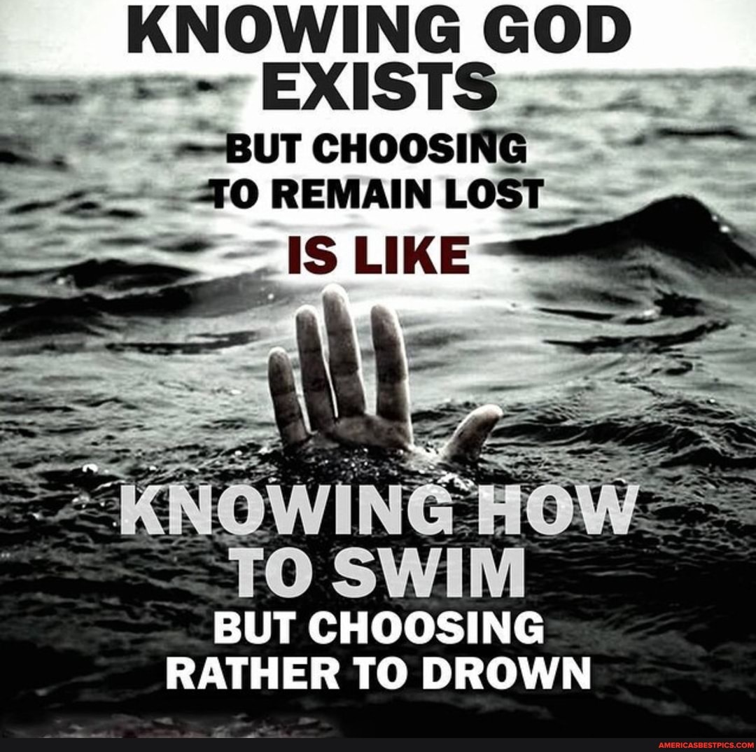 Choose rather. Knowing God.