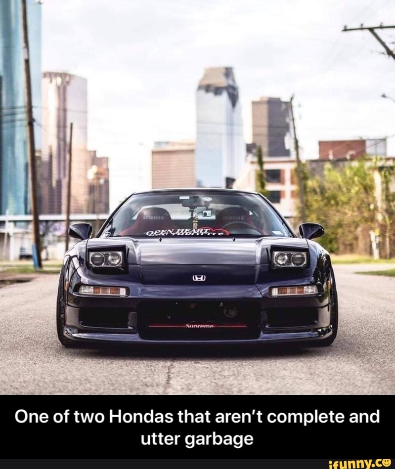 One of two Hondas that aren't complete and
utter garbage - One of two Hondas that aren’t complete and utter garbage