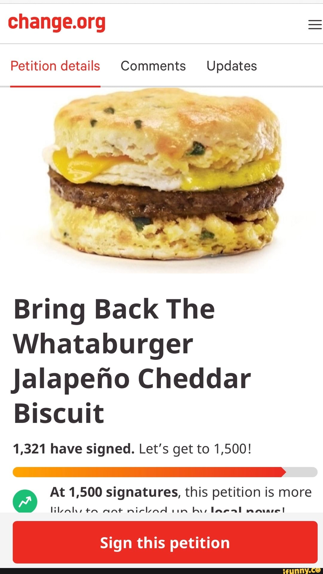 Petition details Comments Updates Bring Back The Whataburger Jalapeno