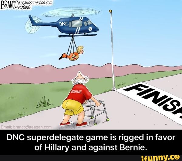 DNC Superdelegate Game Is Rigged In Favor Of Hillary And Against Bernie ...