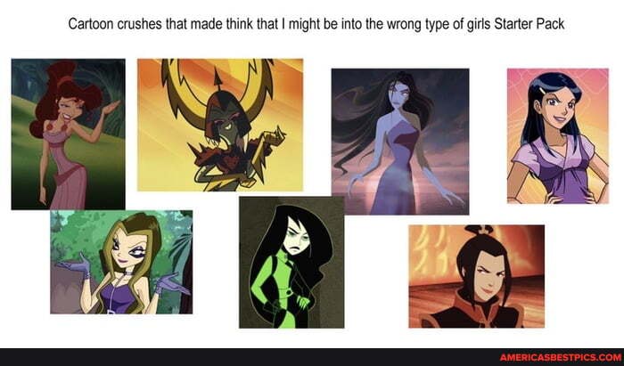 Cartoon crushes that made think that I might be into the wrong type of girl...