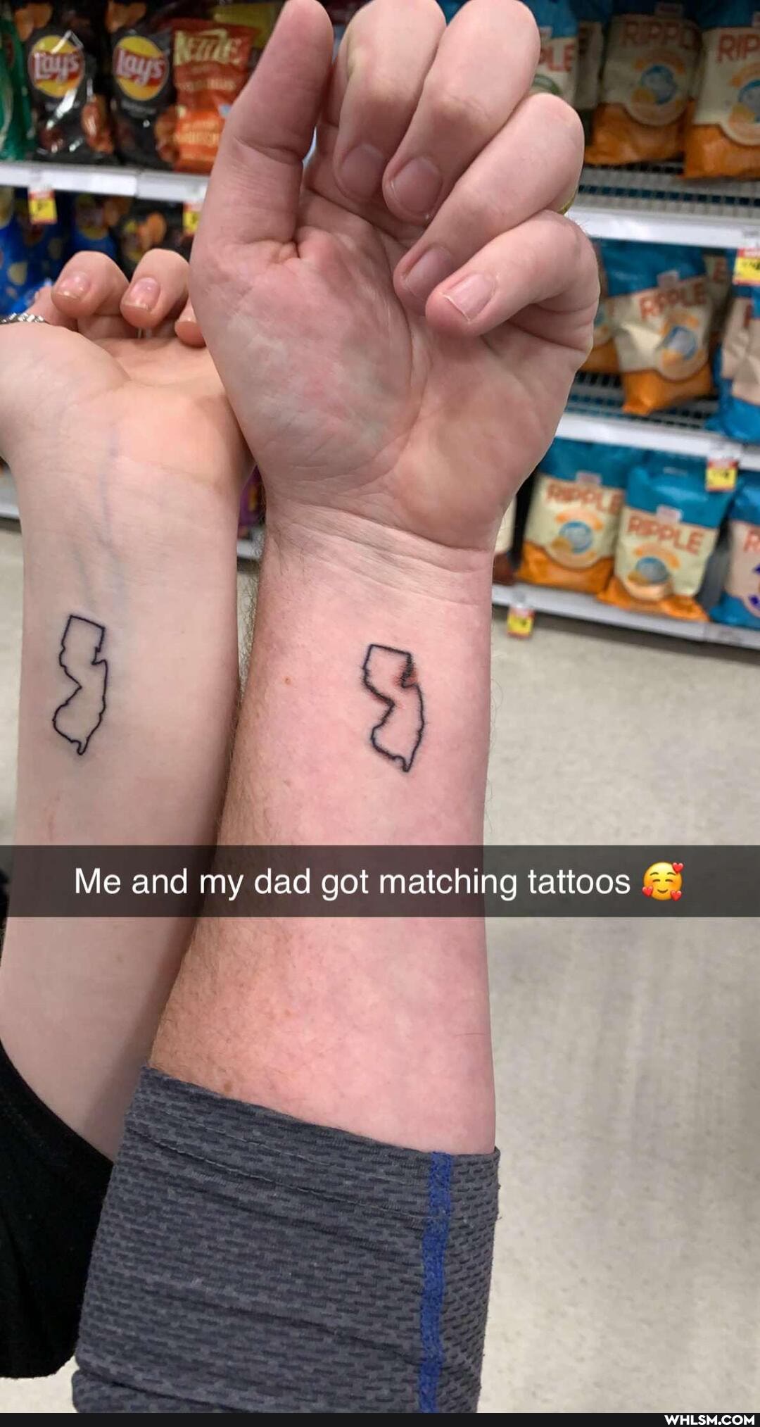 Me and my dad got matching tattoos