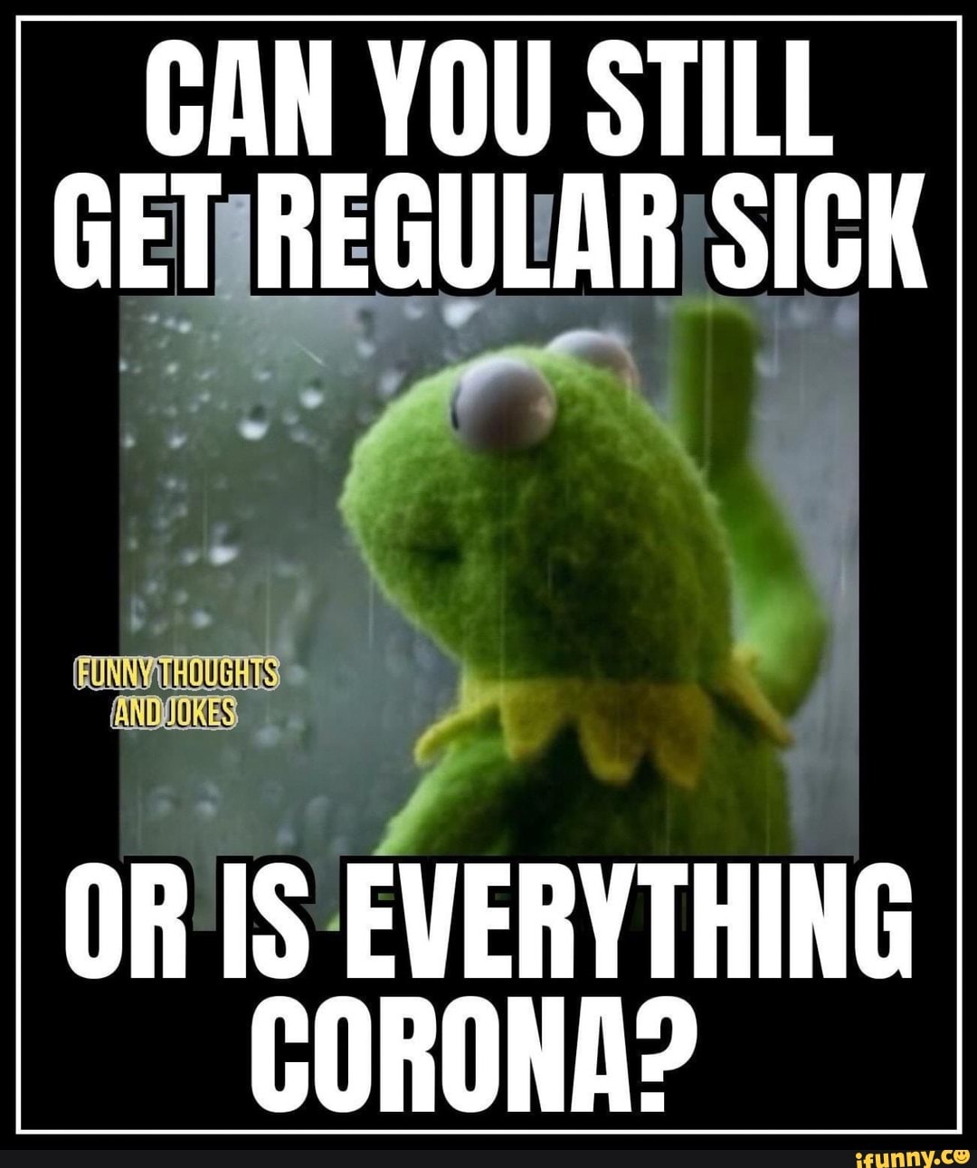 CAN YOU STILL GET REGULAR SICK OR IS EVERYTHING CORONA IFunny