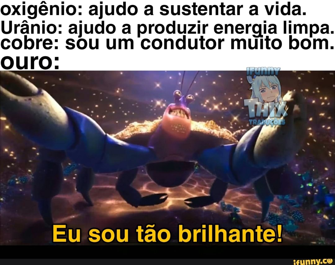 oxigênio: ajudo a sustentar a vida.
Urânio: ajudo a produzir energia limpa.
cobre: sou um condutor muito bom.
ouro:
Eu sou tão brilhante!