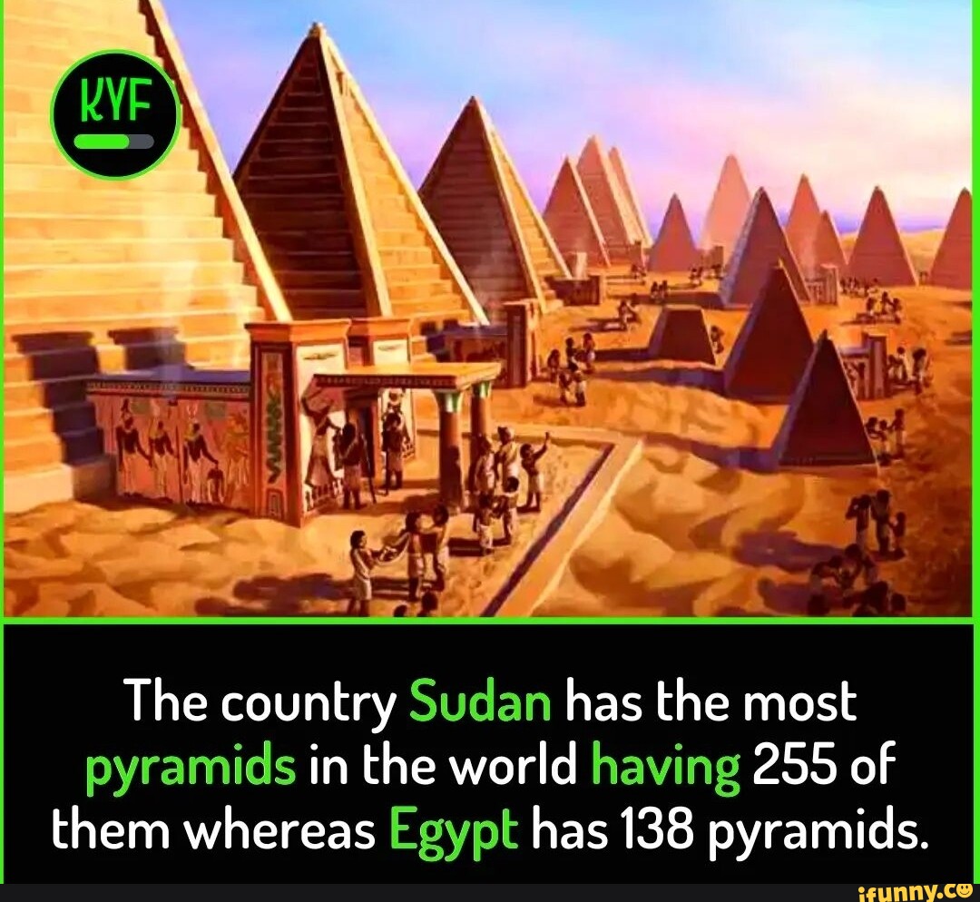 The Country Sudan Has The Most Pyramids In The World Having 255 Of Them 