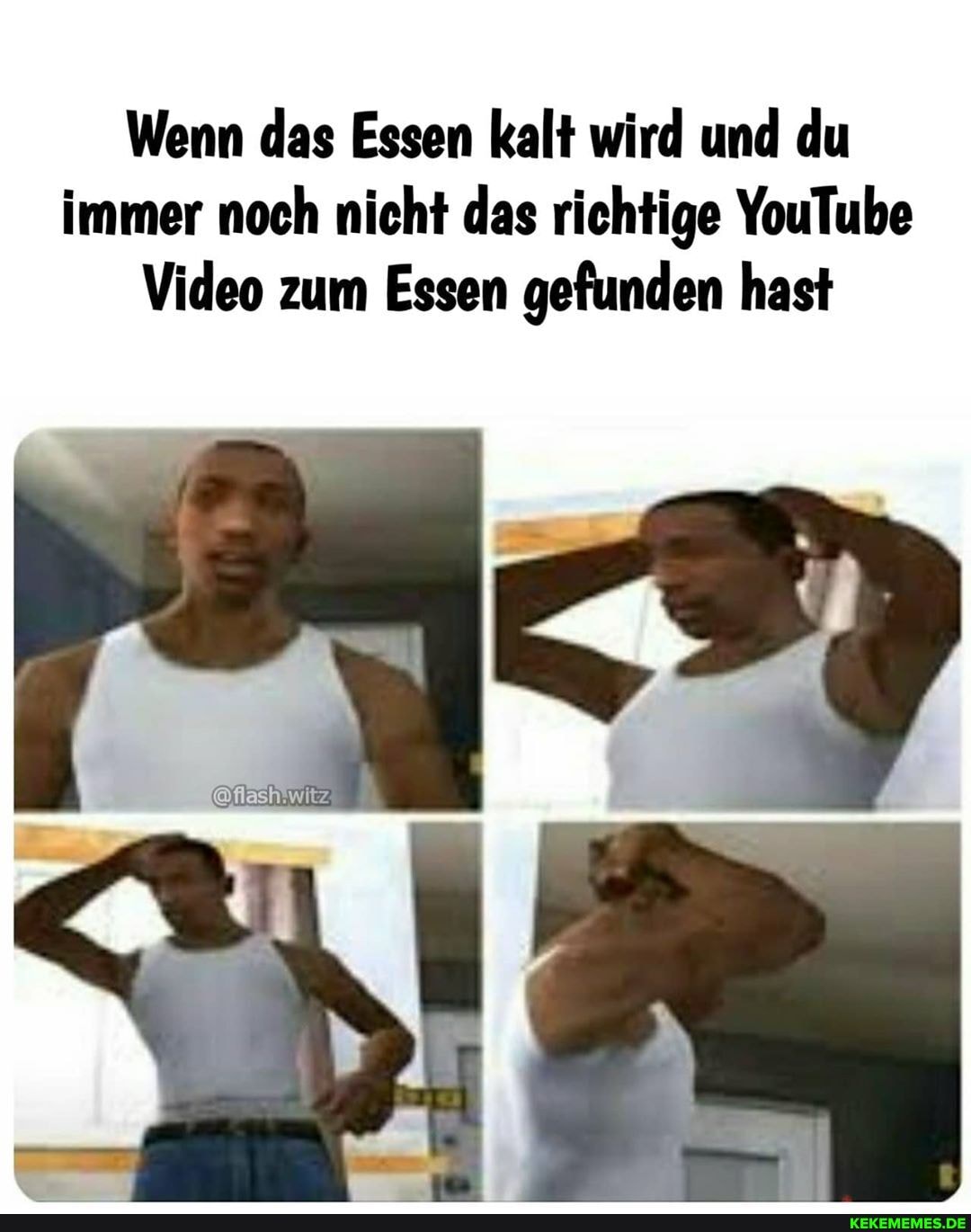 Wenn das Essen kalt wird und du immer noch nicht das richtige YouTube
Video zum Essen gefunden hast