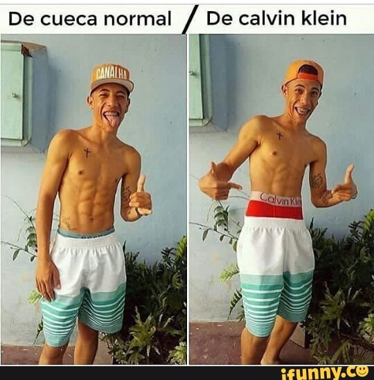 De cueca normal A De calvin klein