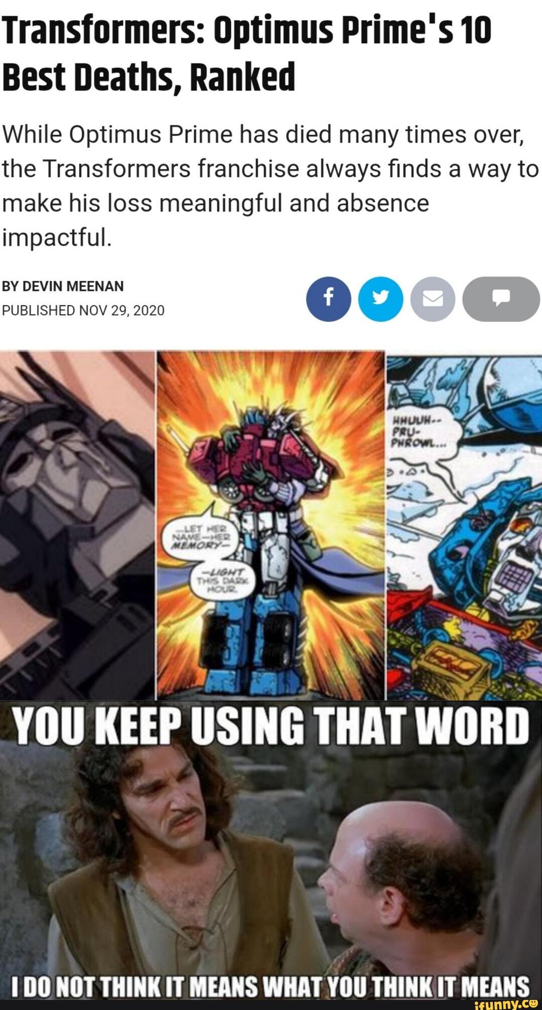 Transformers Optimus Prime's 10 Best Deaths, Ranked While Optimus