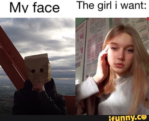my face when little girl meme