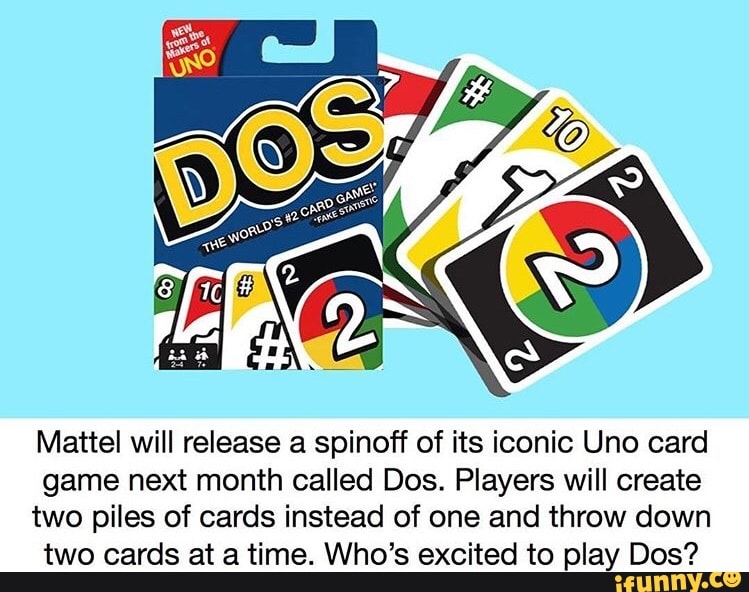 Mattel will release a spinoff of its iconic Uno card game next month