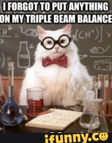chemistry triple beam balance