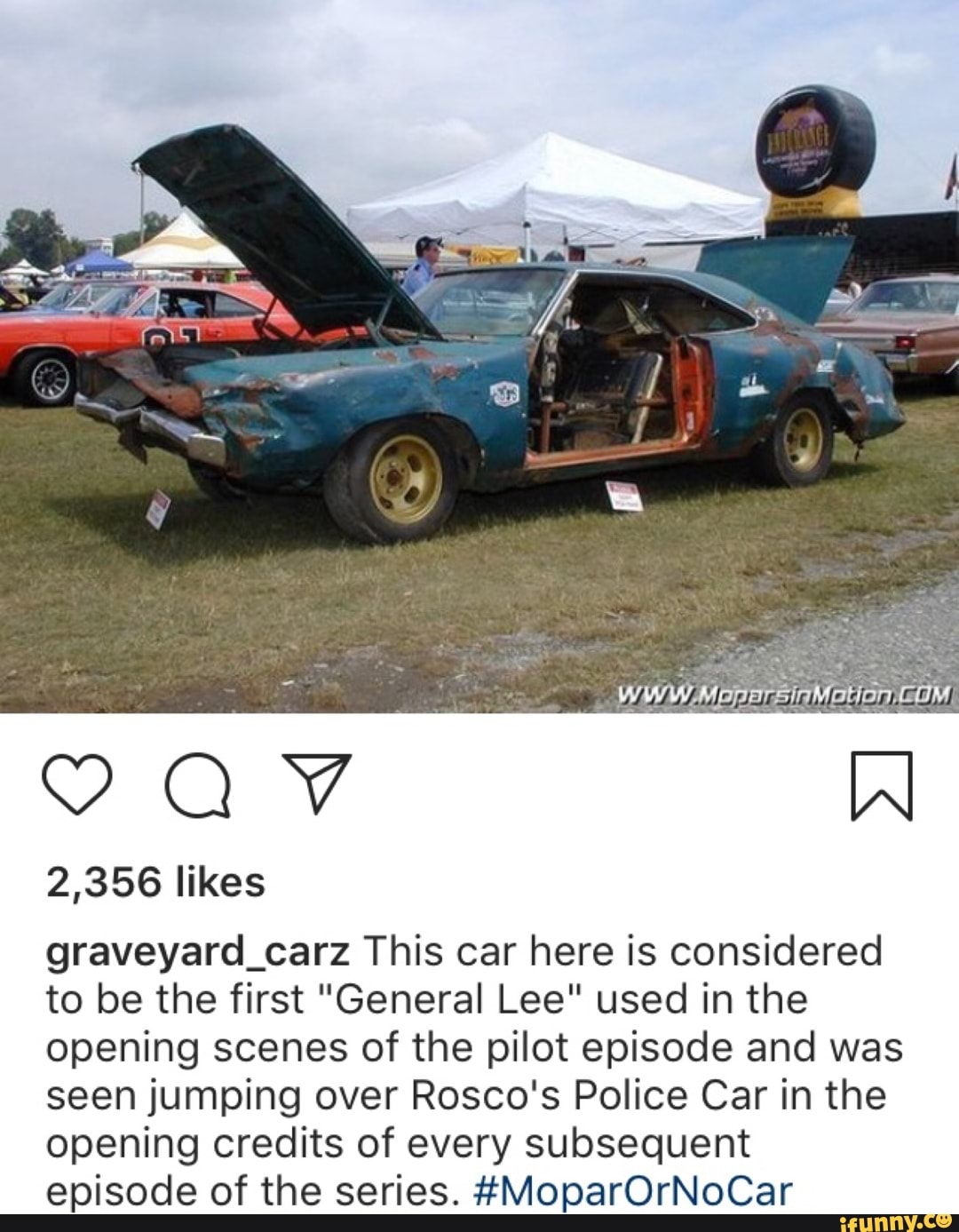 To be the first "General Lee” used in the opening scenes of the pilot
