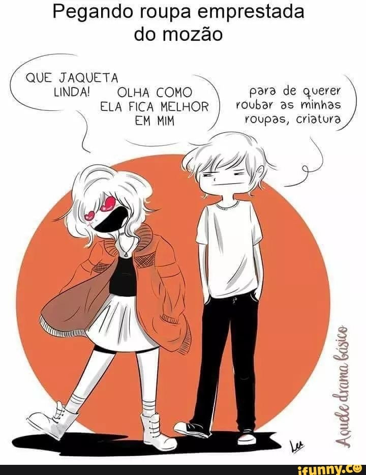 Pegando roupa emprestada
QUE JAQUETA
LINDA! OLHA COMO para de querer