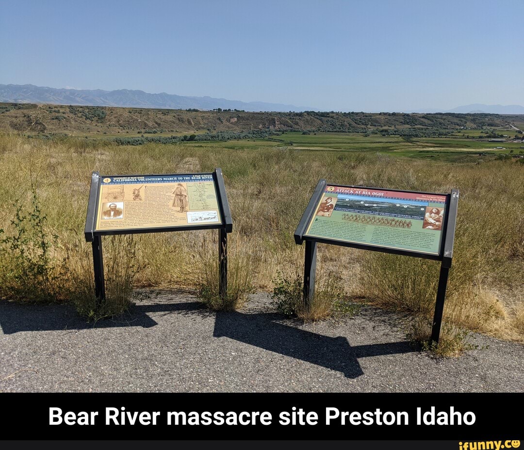 Bear River massacre site Preston Idaho - Bear River massacre site Preston Idaho