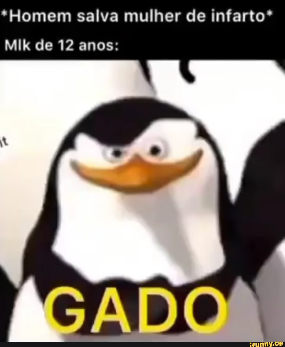 *Homem salva mulher de infarto*
MIk de 12 anos: