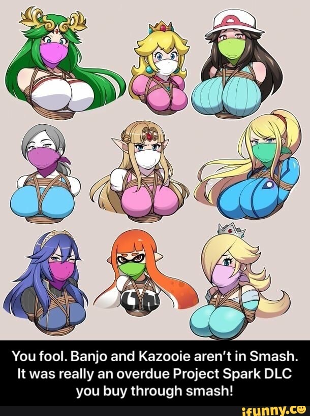 You fool. Banjo and Kazooie aren't in Smash.
It was really an overdue Project Spark DLC
you buy through smash! - You fool. Banjo and Kazooie aren’t in Smash. It was really an overdue Project Spark DLC you buy through smash!
