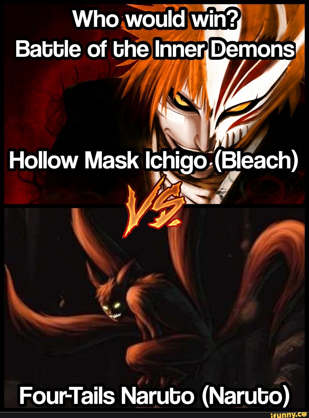 Who would win? Battle of the Hollow Mask FourTails Naruto (Naruto ...