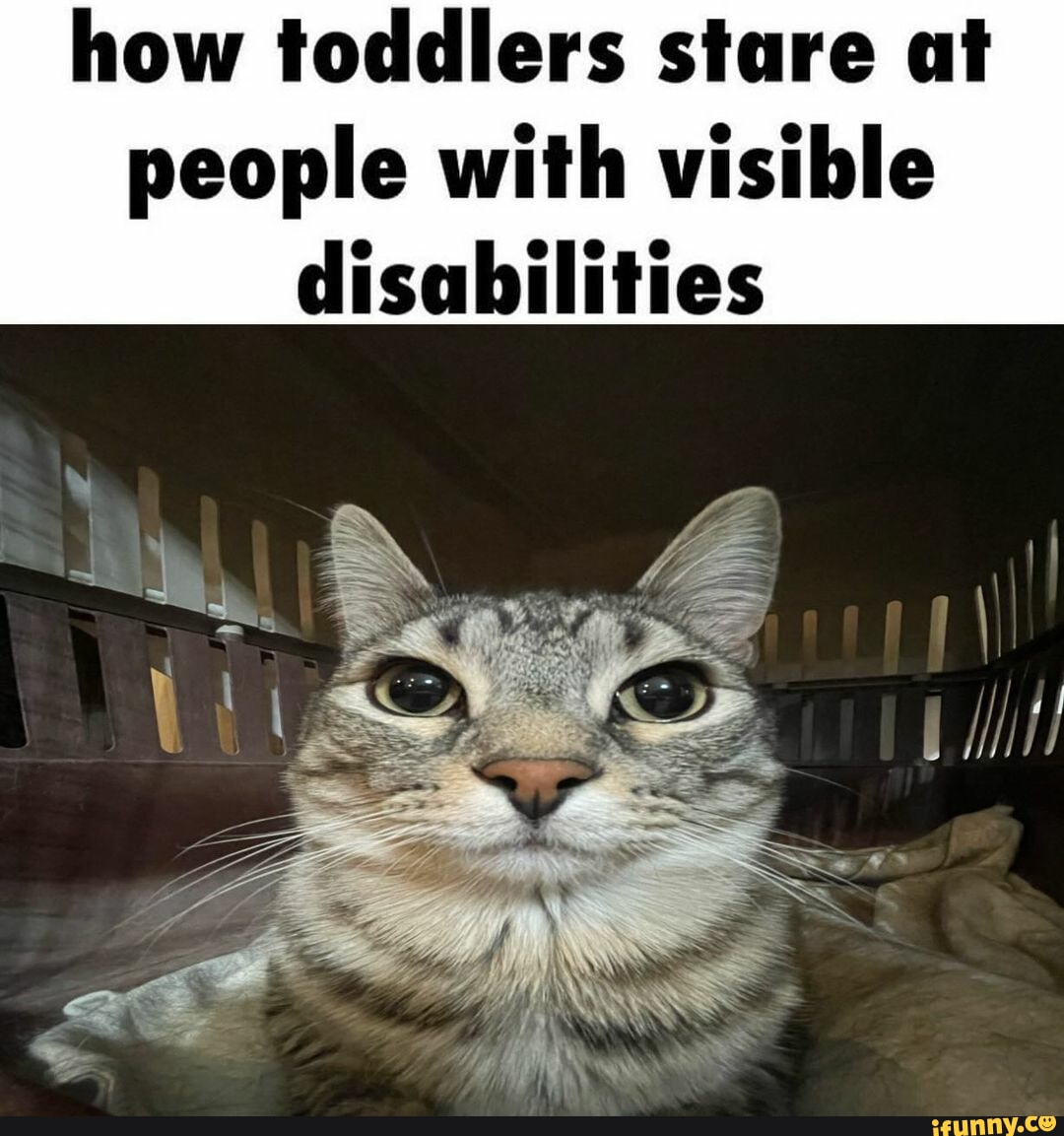 How Toddlers Stare At People With Visible Disabilities - Ifunny