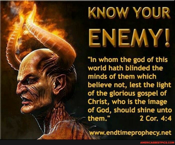 KNOW YOUR ENEMY! 