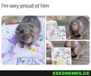 I'm very proud of him