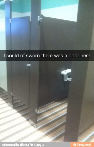 I could of sworn there was a door here