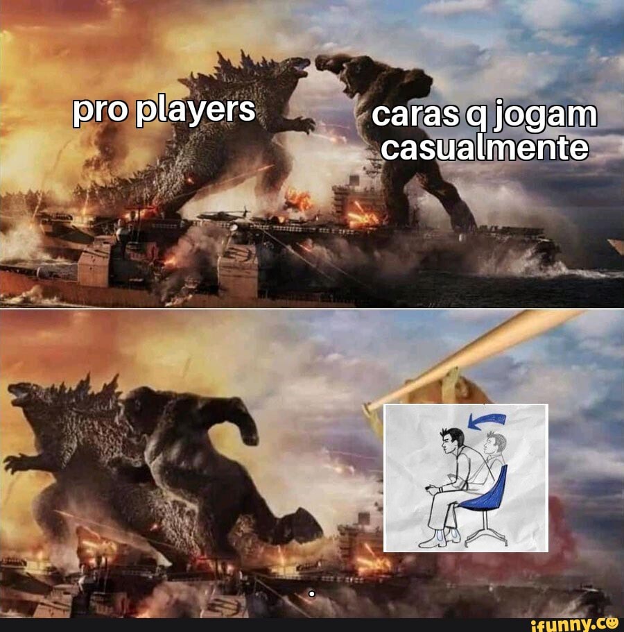 pro players caras q jogam casualmente