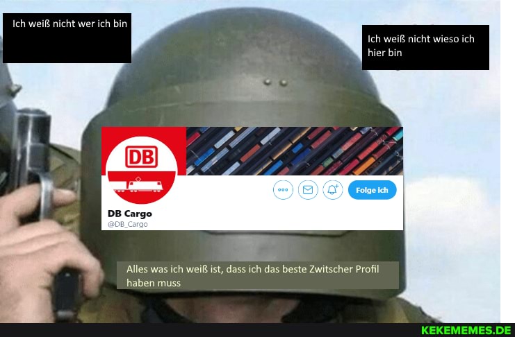 Ich weiß nicht wer ich bin
Ich weiß nicht wieso ich hier bin
'Alles was ich weiß ist, dass ich das beste Zwitscher Profil haben muss