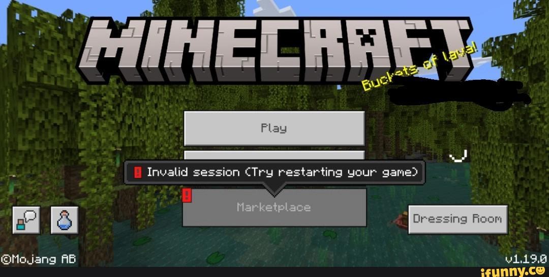 minecraft invalid session try restarting your game and launcher