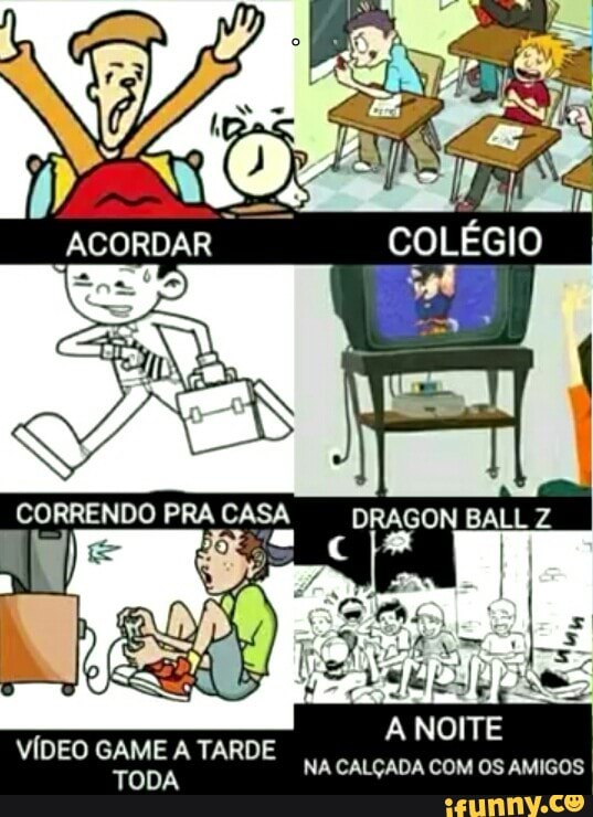 VIDEO GAME A TARDE
NA CALÇADA COM OS AMIGOS