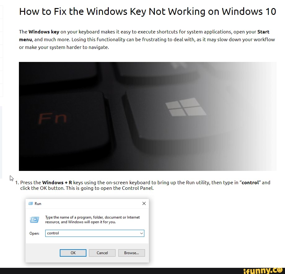 windows key not working in windows 10