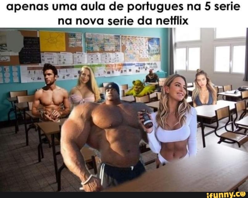 apenas uma aula de portugues na 5 serie na nova serie da netflix