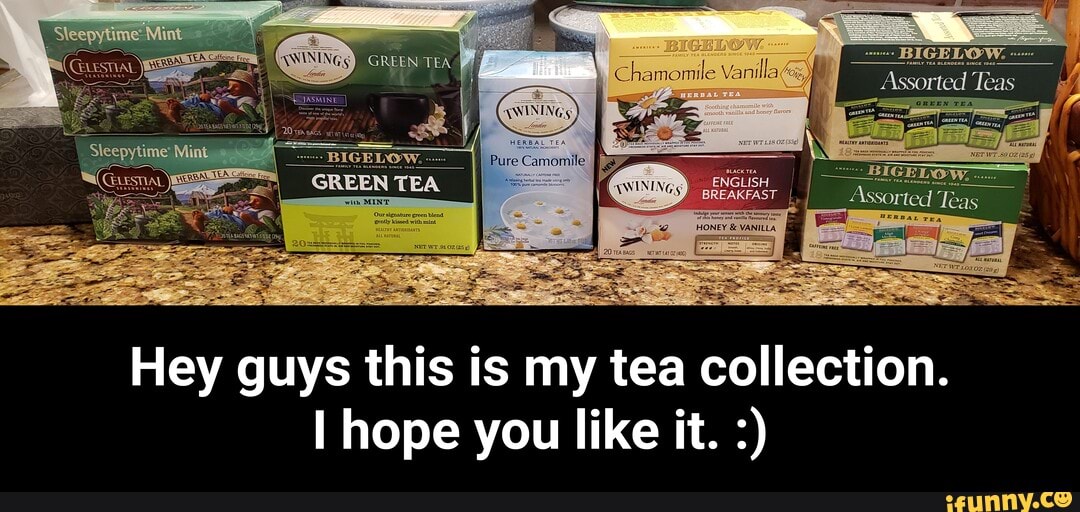 Hey guys this is my tea collection. - Hey guys this is my tea collection. I hope you like it. :)