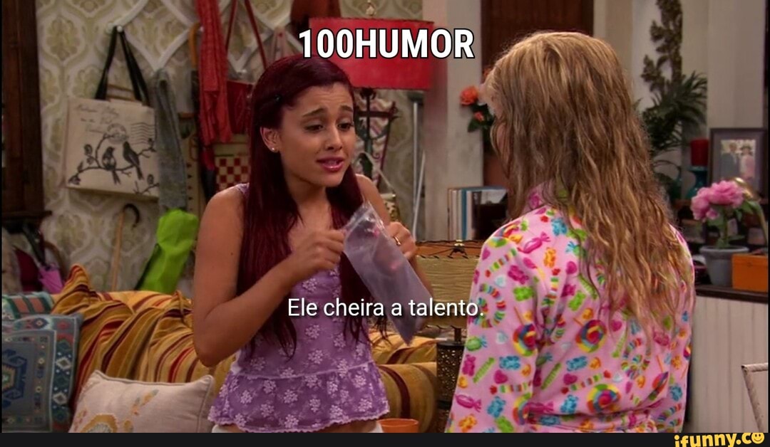 100HUMOR
Ele cheira a talento.