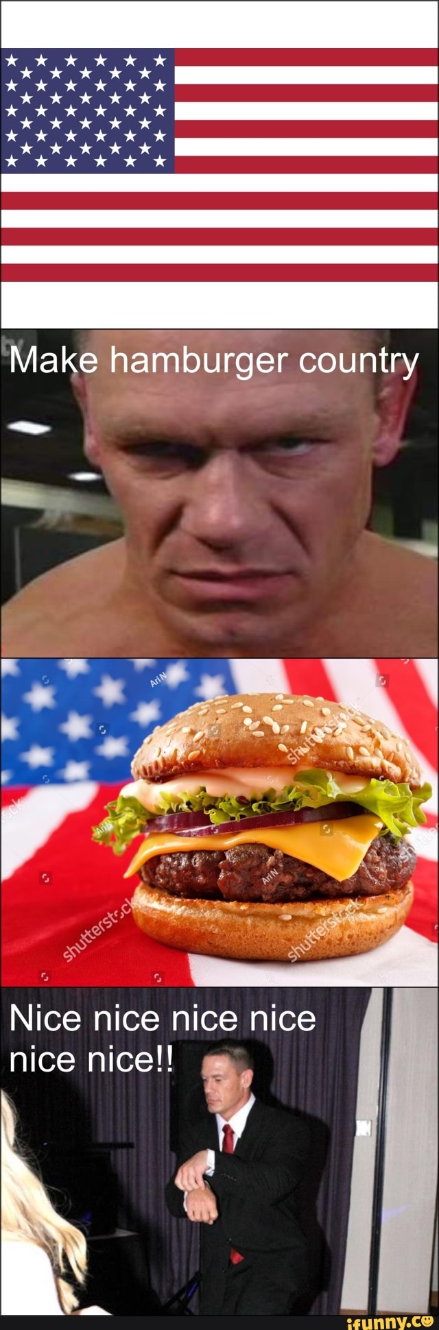 Make
hamburger country