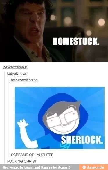 e
HOMESTUCK.
SHERLOCK.
FUCKING CHRIST