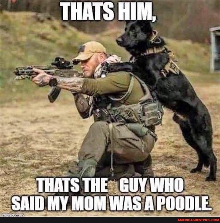 THATS HIM,
THATS THE GUY WHO SAID MY MOM WAS A POODLE.