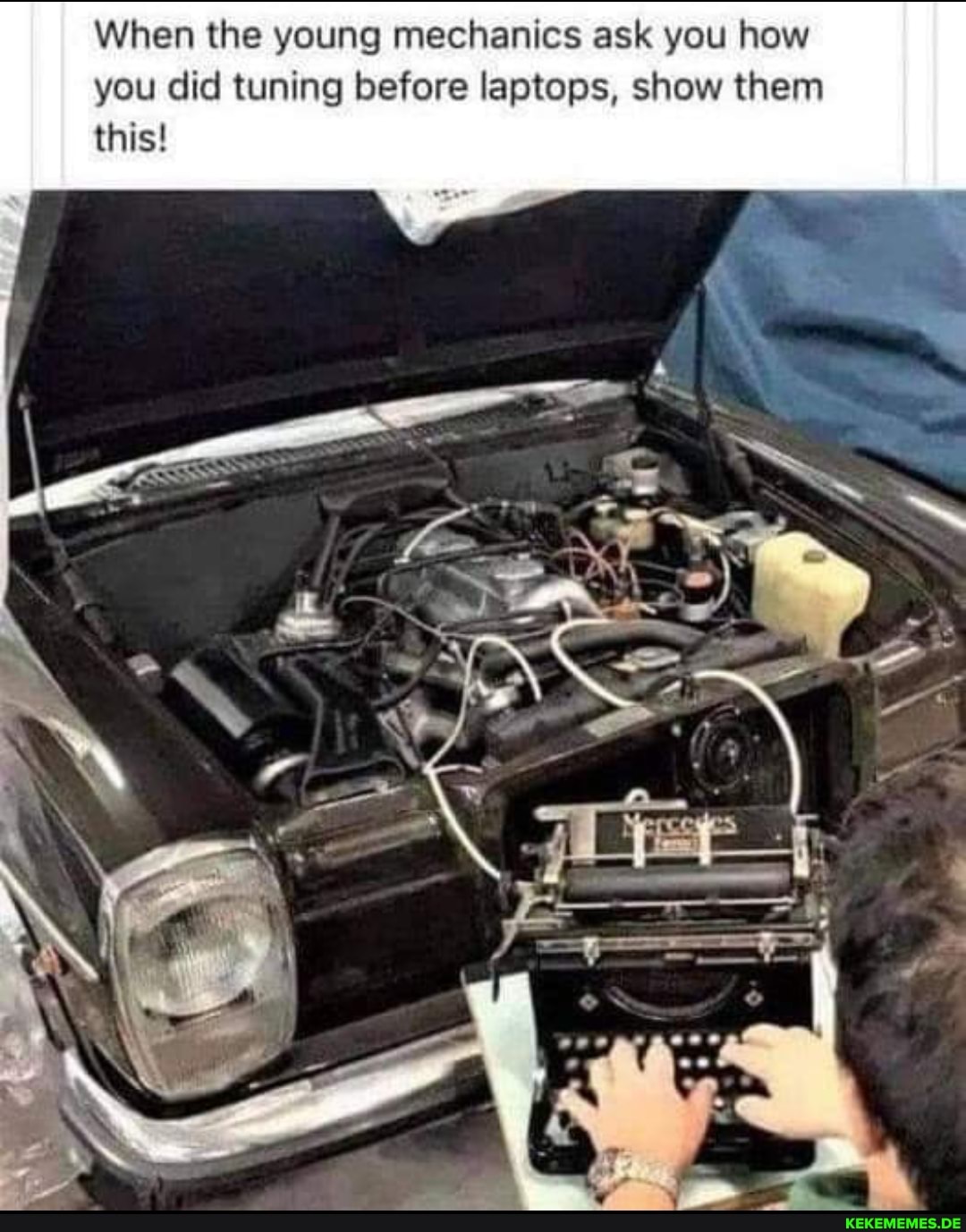 When the young mechanics ask you how you did tuning before laptops, show them th