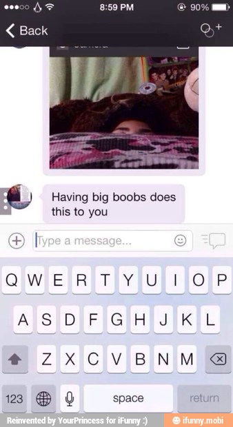 1) Having big boobs does
this to you