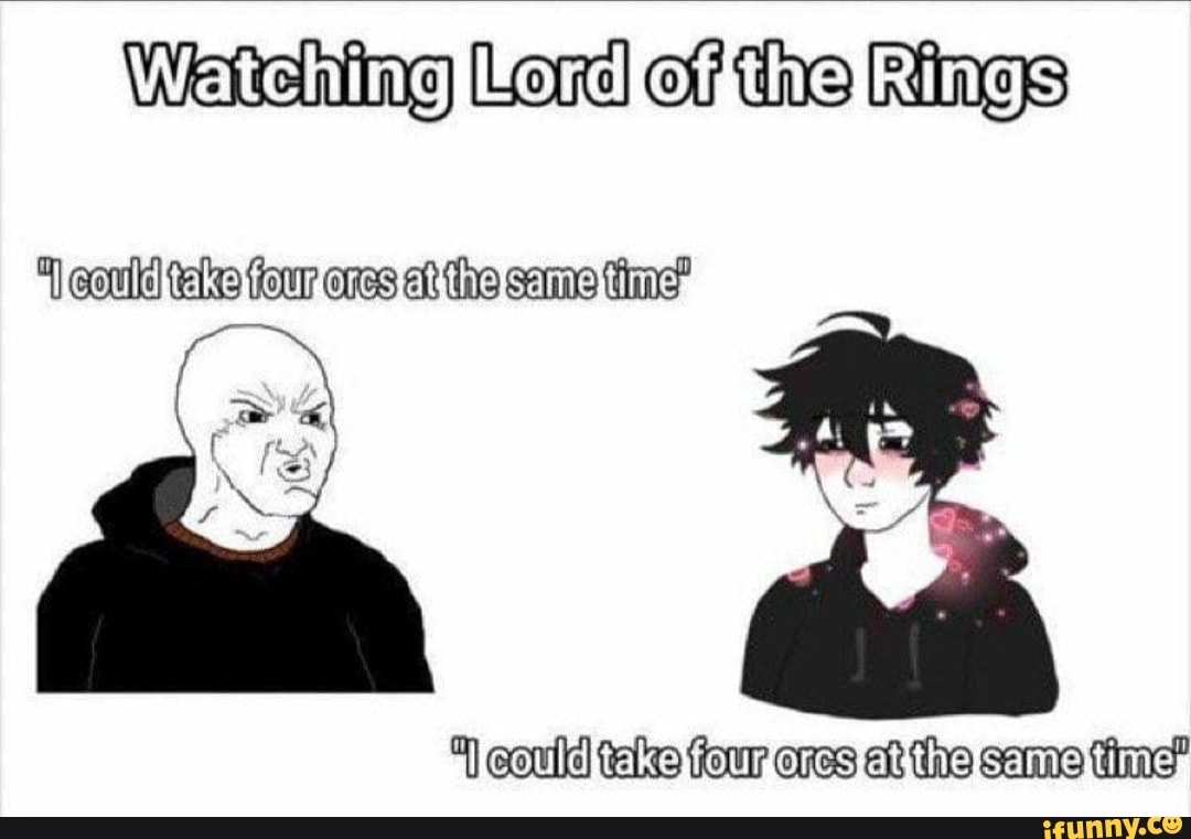 Watching Lore of the Rings could telza four et the same tine