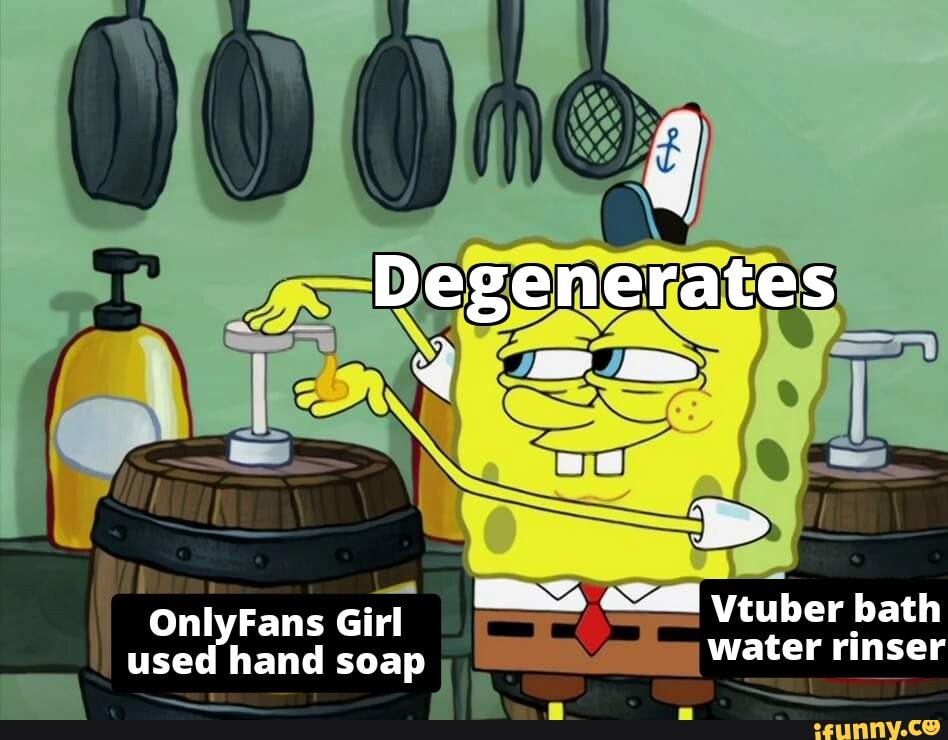 Degenerates Vtuber bath water rinser rr) OnlyFans Girl used hand soap