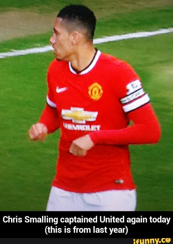 Chris Smalling captained United again today
(this is from last year) - Chris Smalling captained United again today (this is from last year)