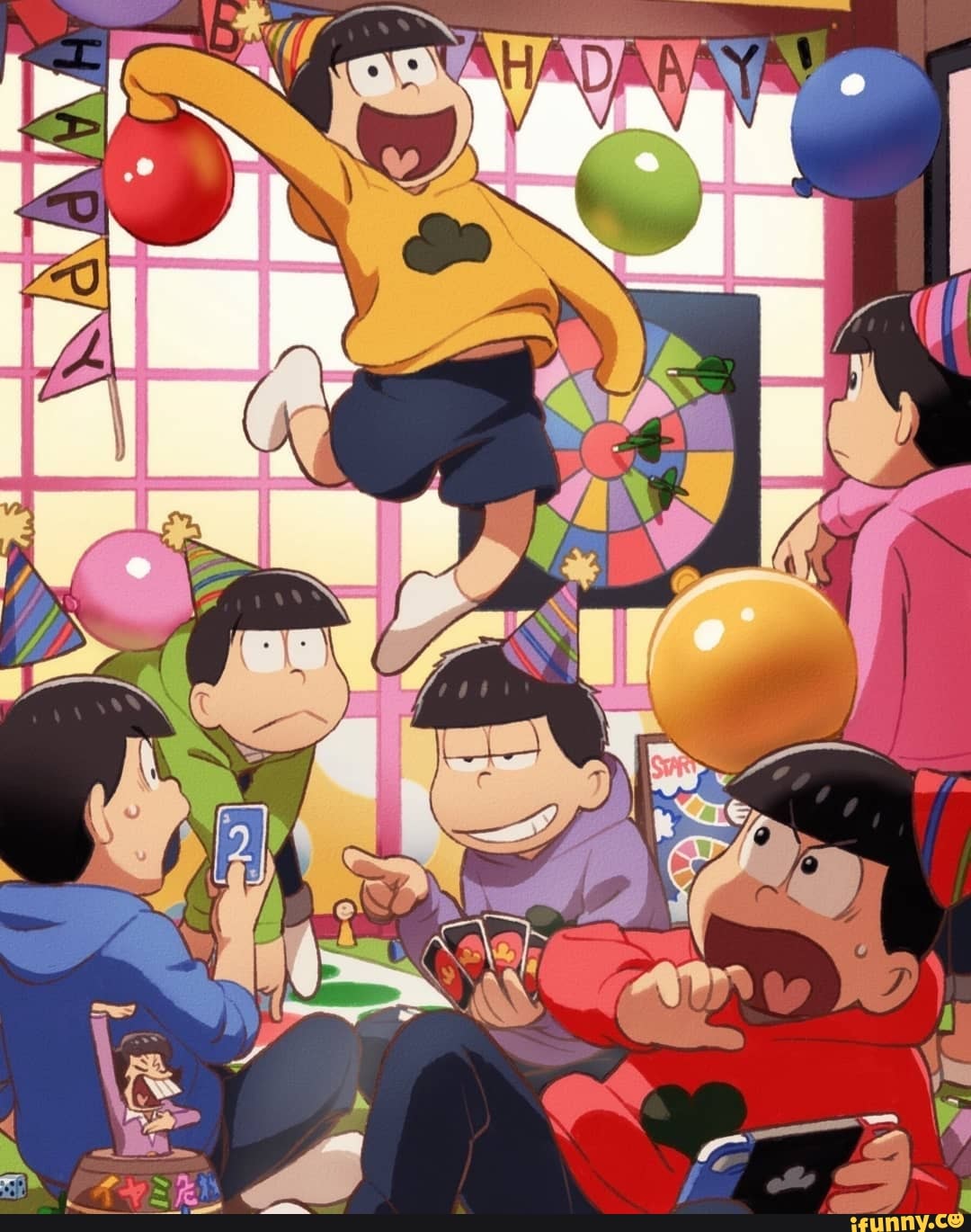 jyushimatsu, todomatsu, choromatsu, karamatsu, ichimatsu, osomatsusan, osomatsu