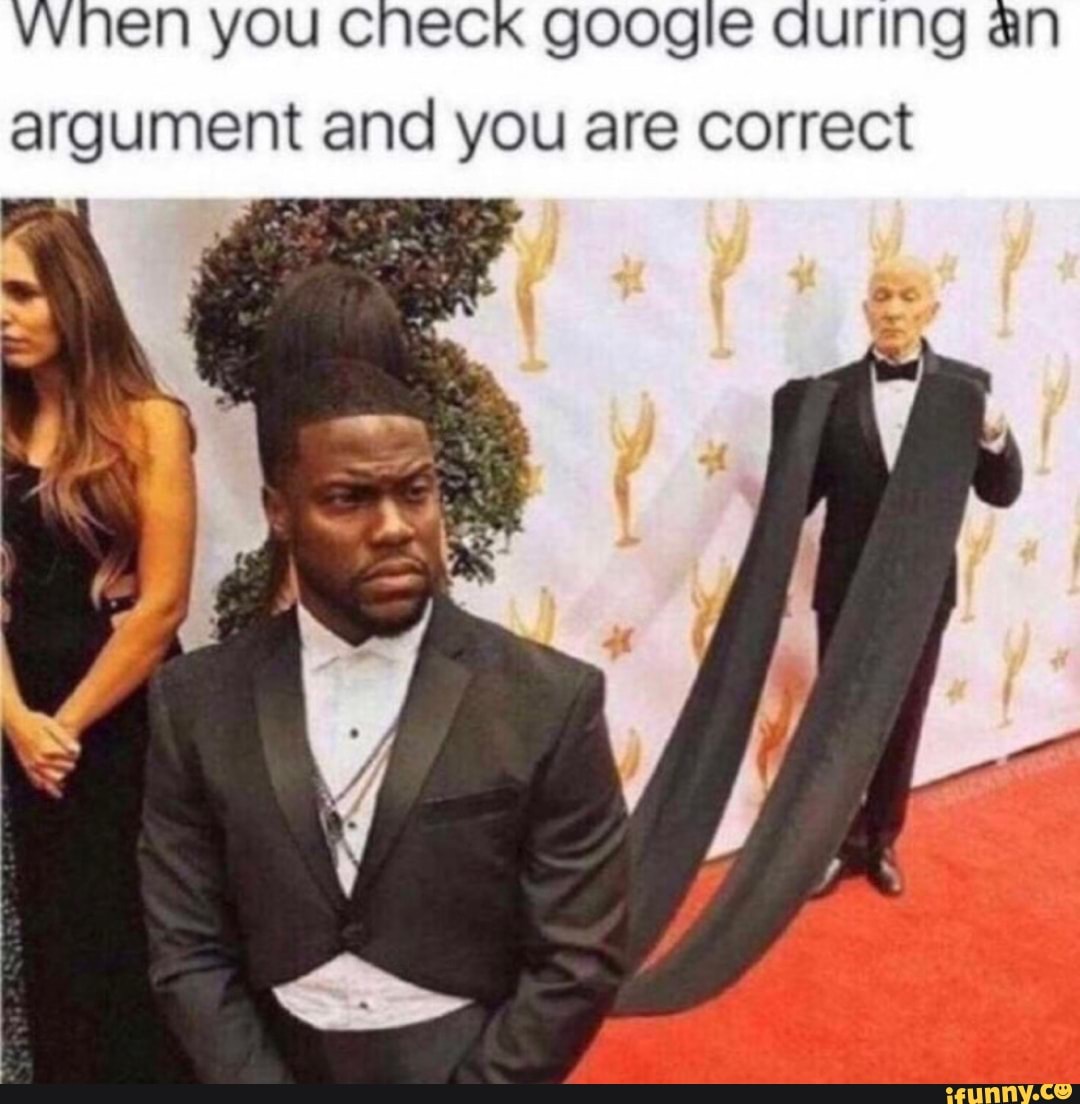 argument and you are correct